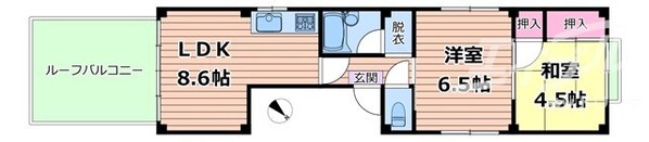 伏田ハイツの物件間取画像